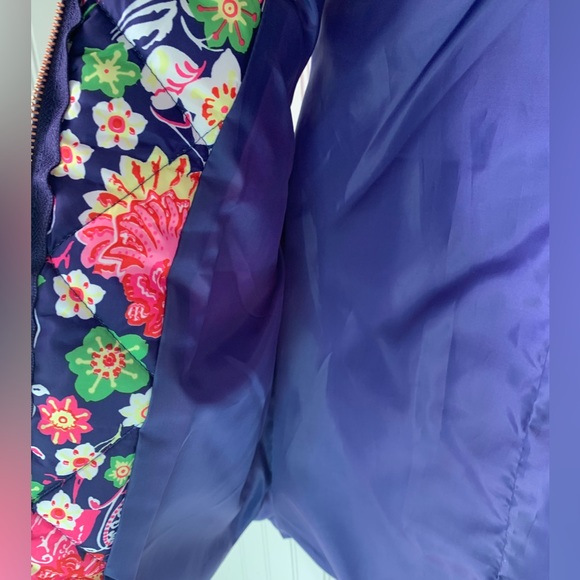 Peach Love California Puffy Vest (NWOT) (Size S) Vibrant Pretty Colors - Picture 4 of 6